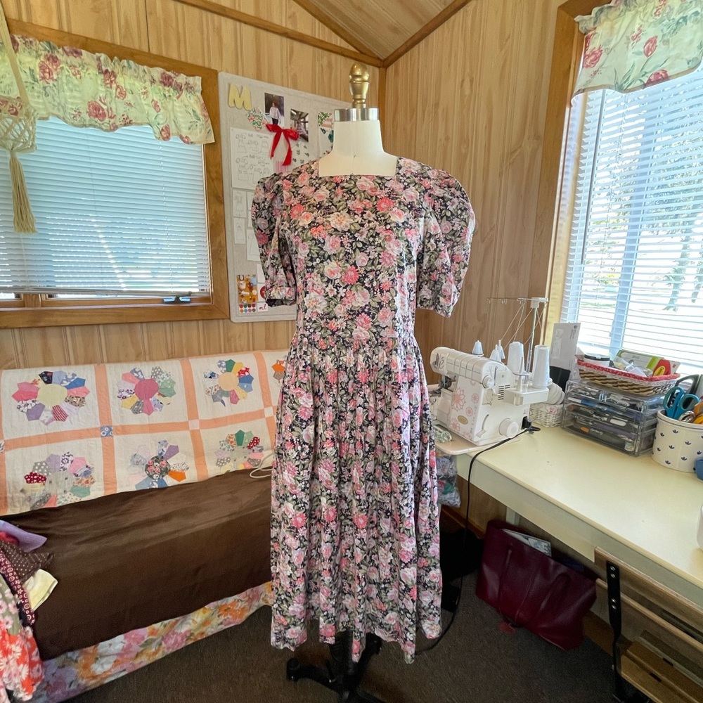 Vintage Laura Ashley Floral Dress